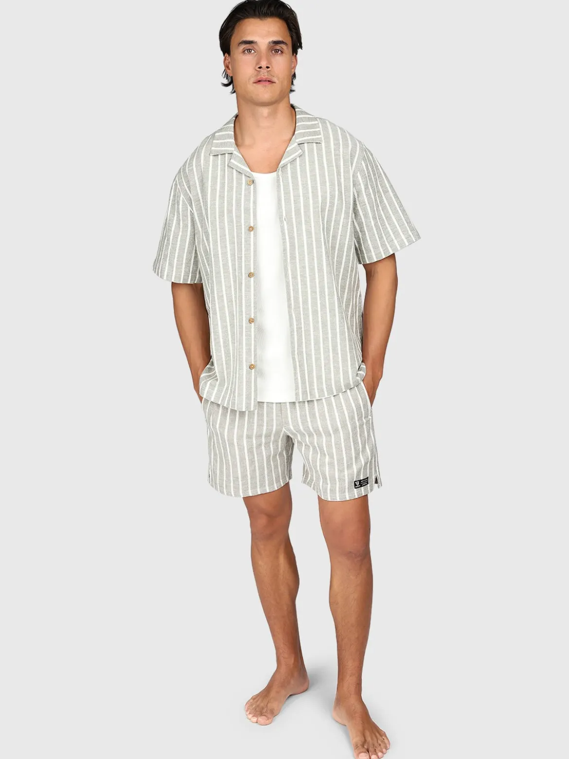Sanni-stripe Heren Shirt | Snow