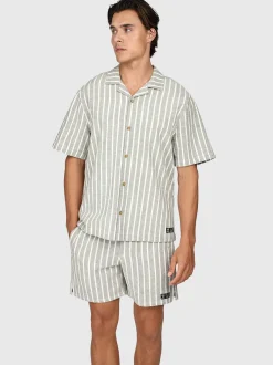 Sanni-stripe Heren Shirt | Snow