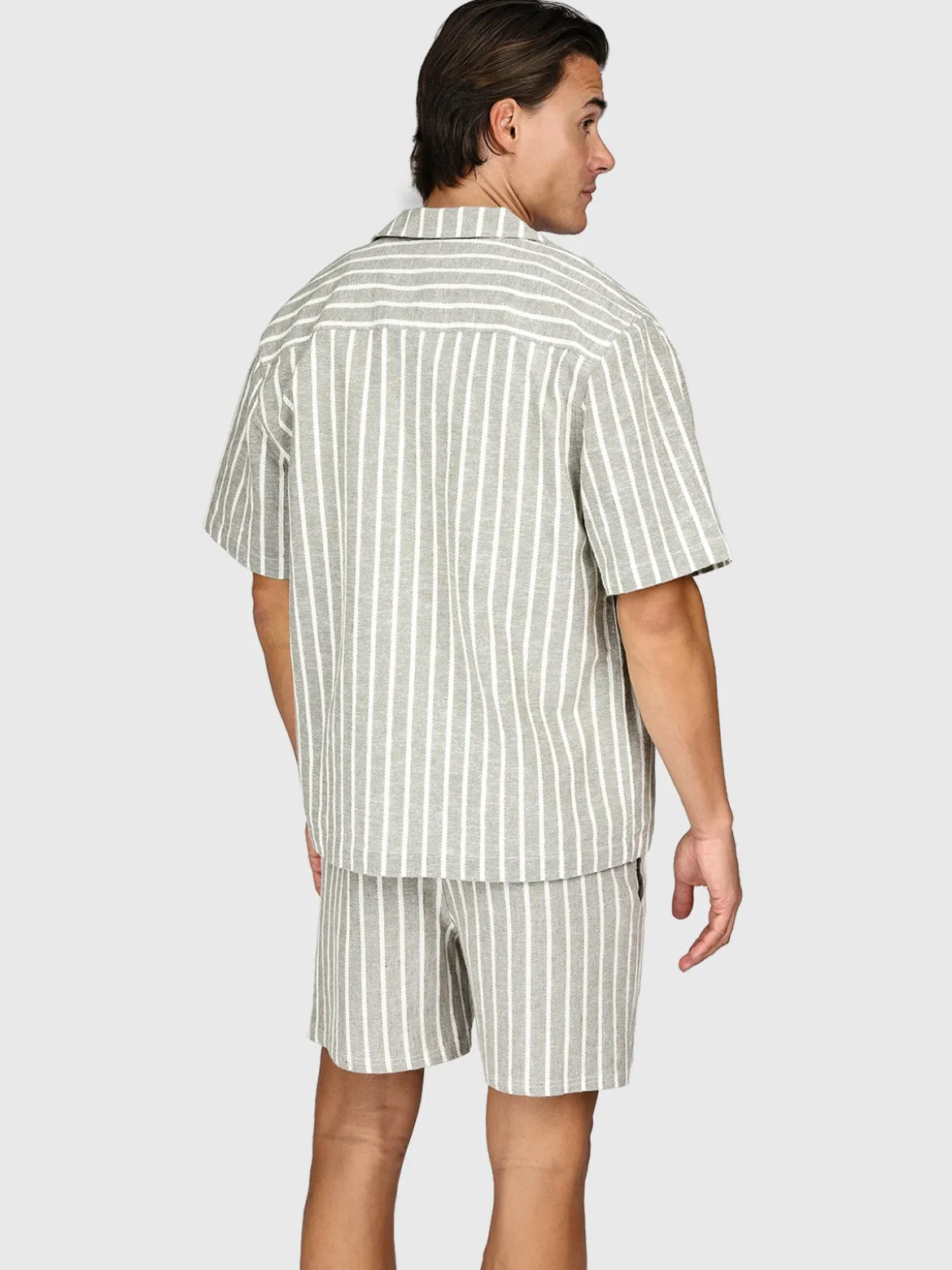 Sanni-stripe Heren Shirt | Snow