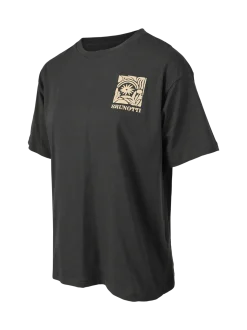 Seaya-Swirl Dames T-shirt | Pirate Black
