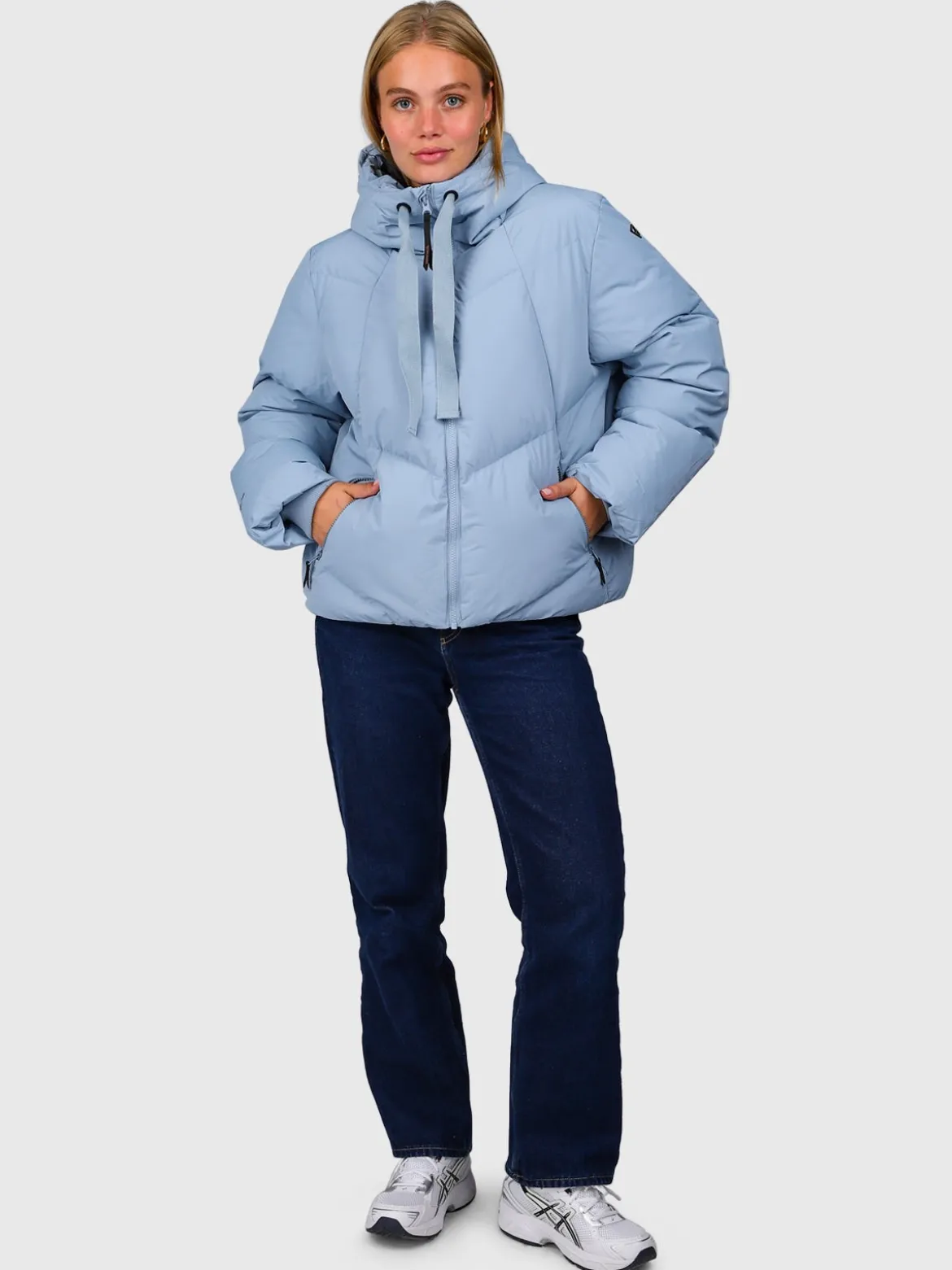 Shelka Dames Jas | Silver Blue