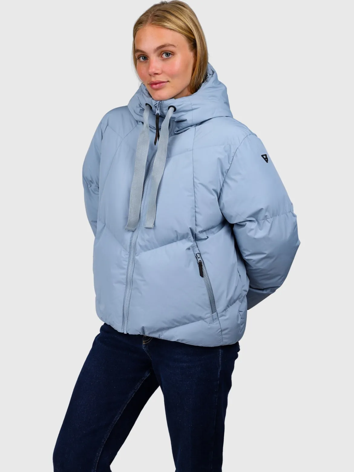 Shelka Dames Jas | Silver Blue