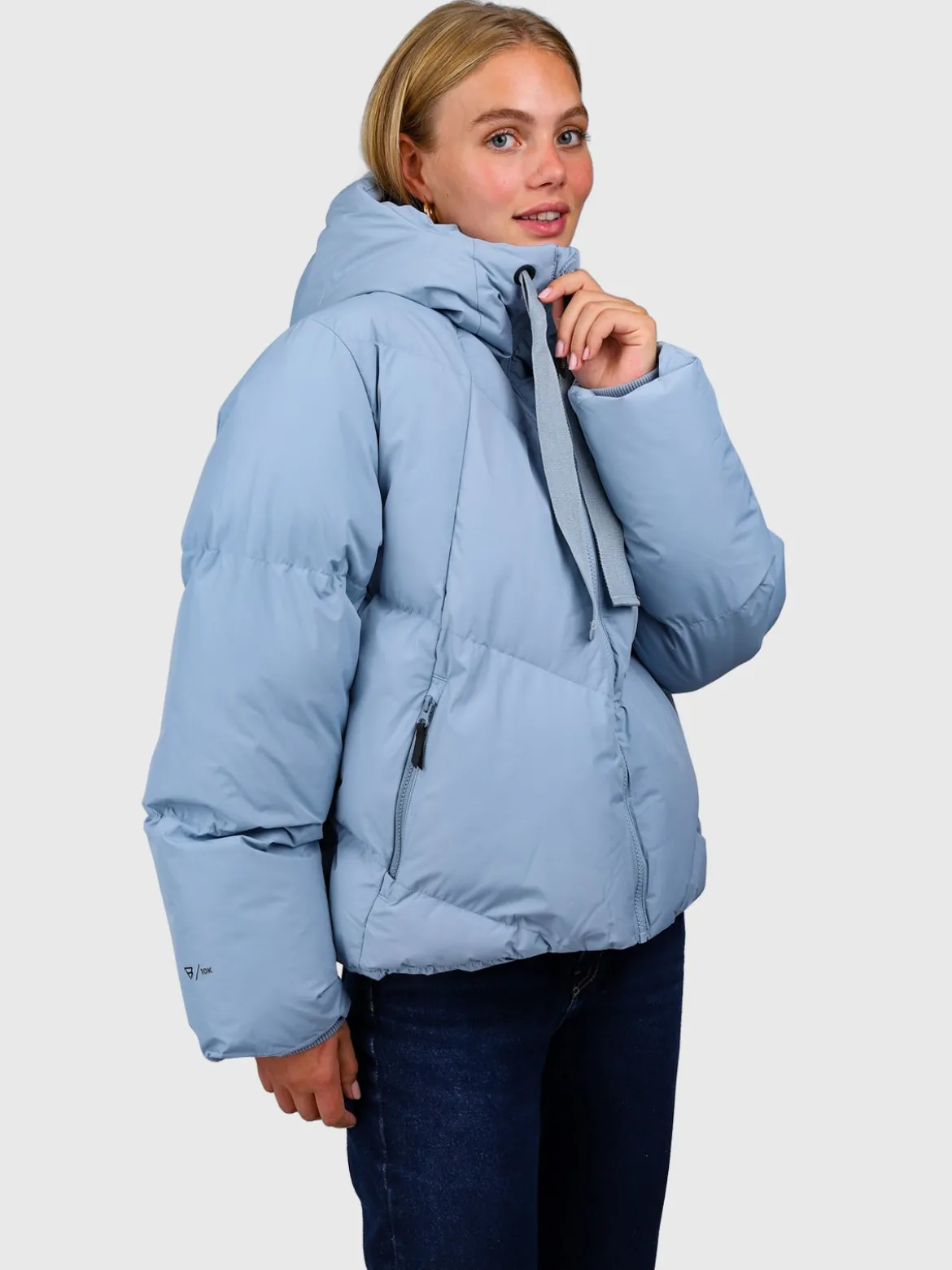 Shelka Dames Jas | Silver Blue