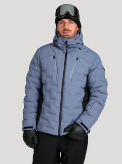 Sinclair Men Snow Jacket | Grey Sky