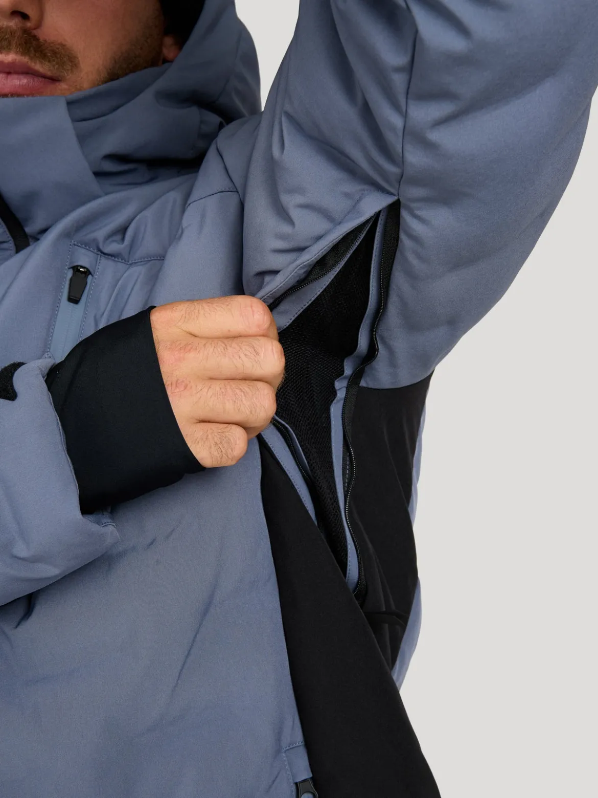 Sinclair Men Snow Jacket | Grey Sky