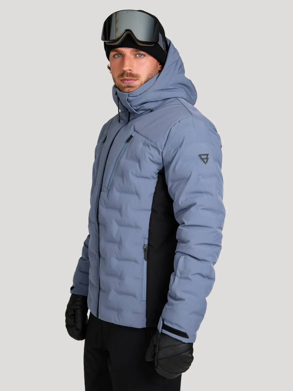 Sinclair Men Snow Jacket | Grey Sky