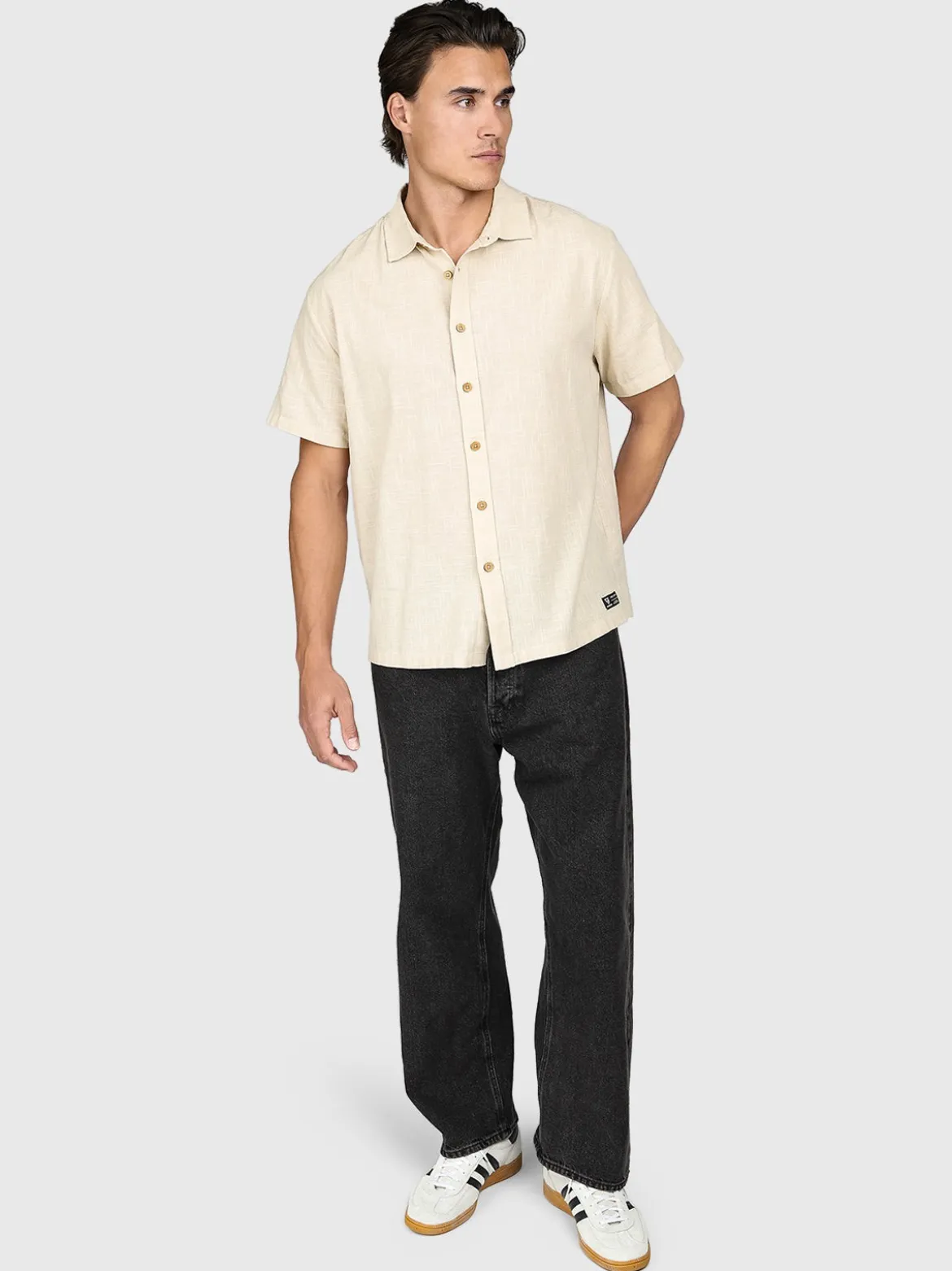 Sirrak Heren Shirt | Feather Grey