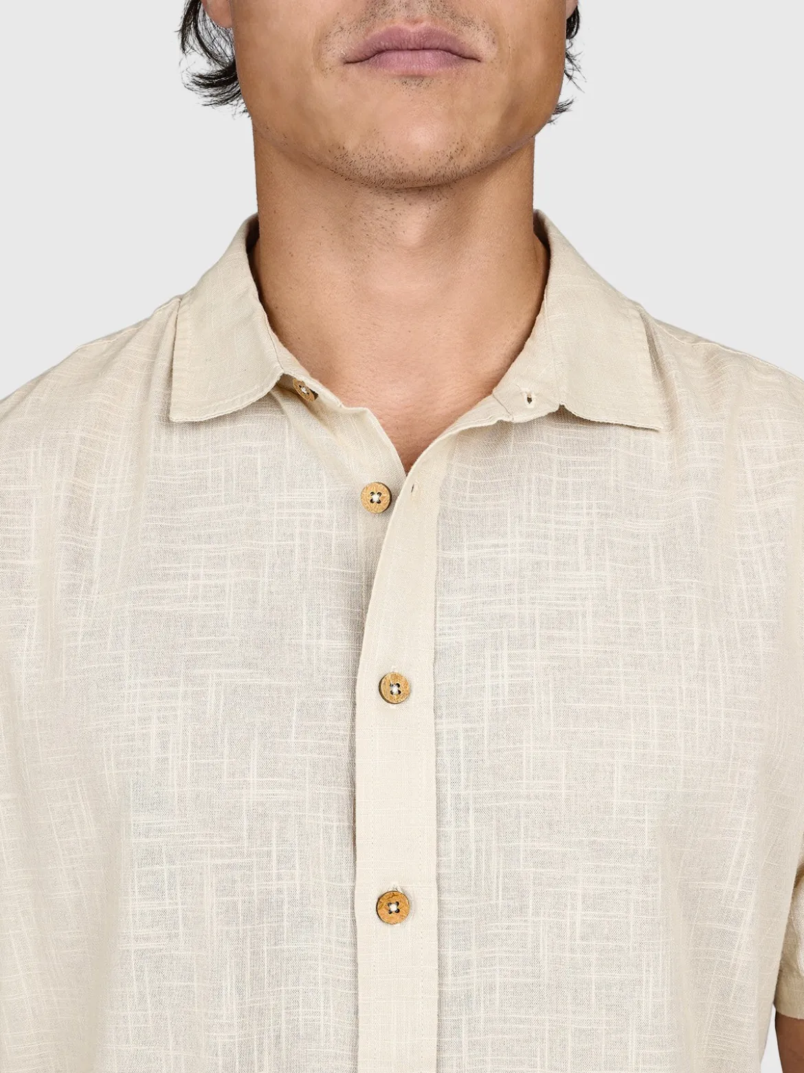 Sirrak Heren Shirt | Feather Grey