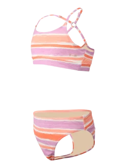 Sofia-Stripe Meisjes Bralette Bikini | Snow