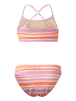 Sofia-Stripe Meisjes Bralette Bikini | Snow