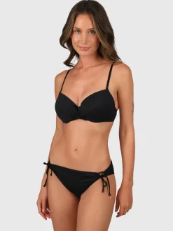 Stefana Dames Bikini Top | Black