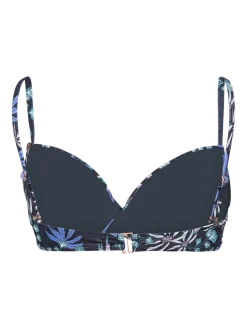 Stefana-Print Dames Bikini Top | Zwart