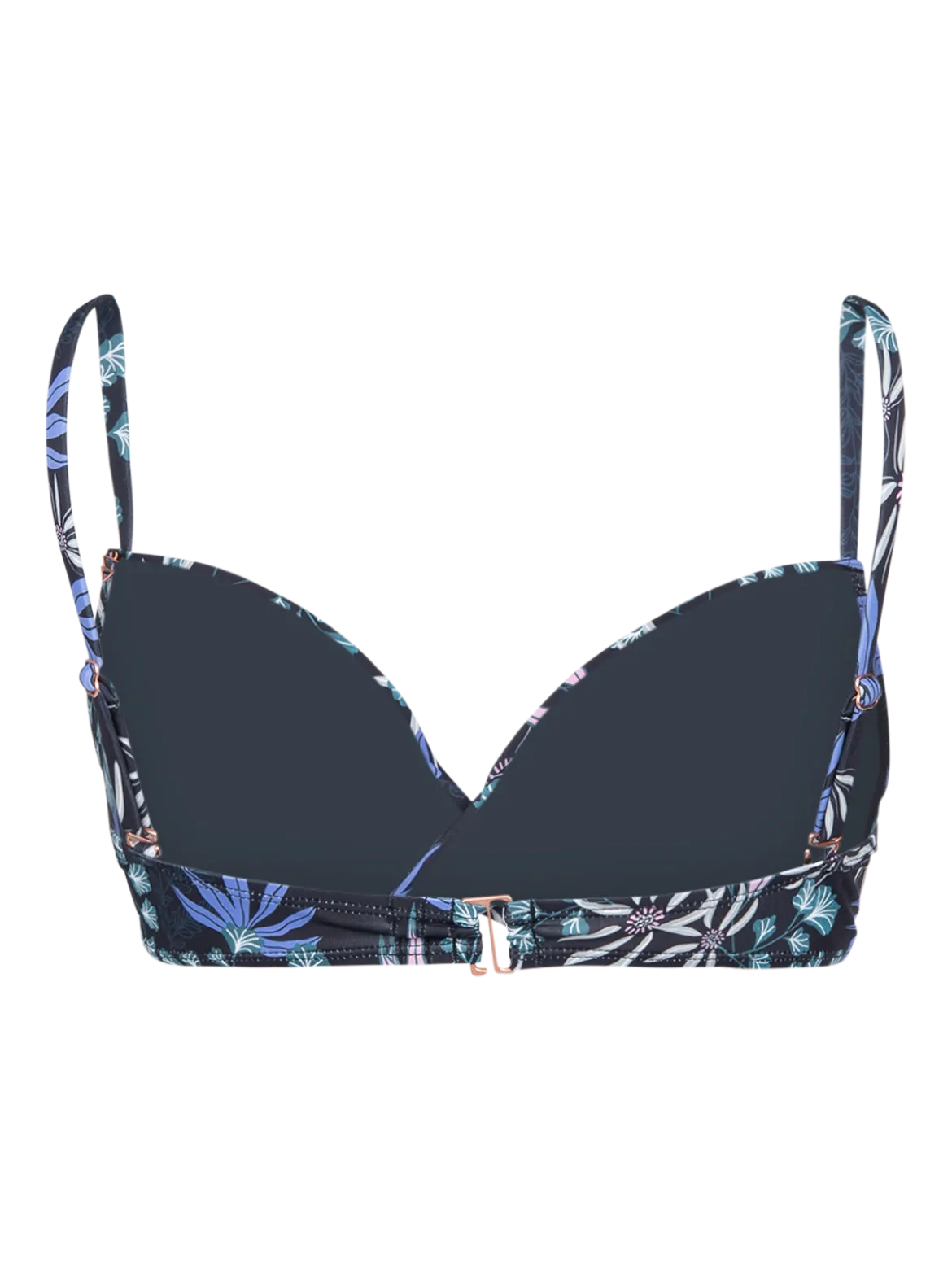Stefana-Print Dames Bikini Top | Zwart
