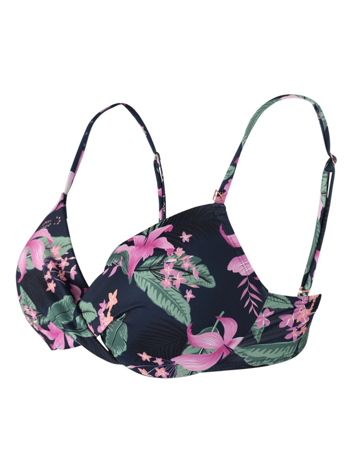 Stefana-Tropicana Women Bikini Top | Indigo Blue