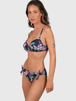 Stefana-Tropicana Women Bikini Top | Indigo Blue