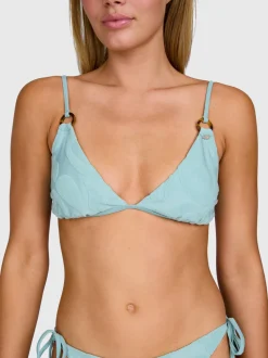 Sunanda-Jacquard Dames Bikini | Aqua Grey