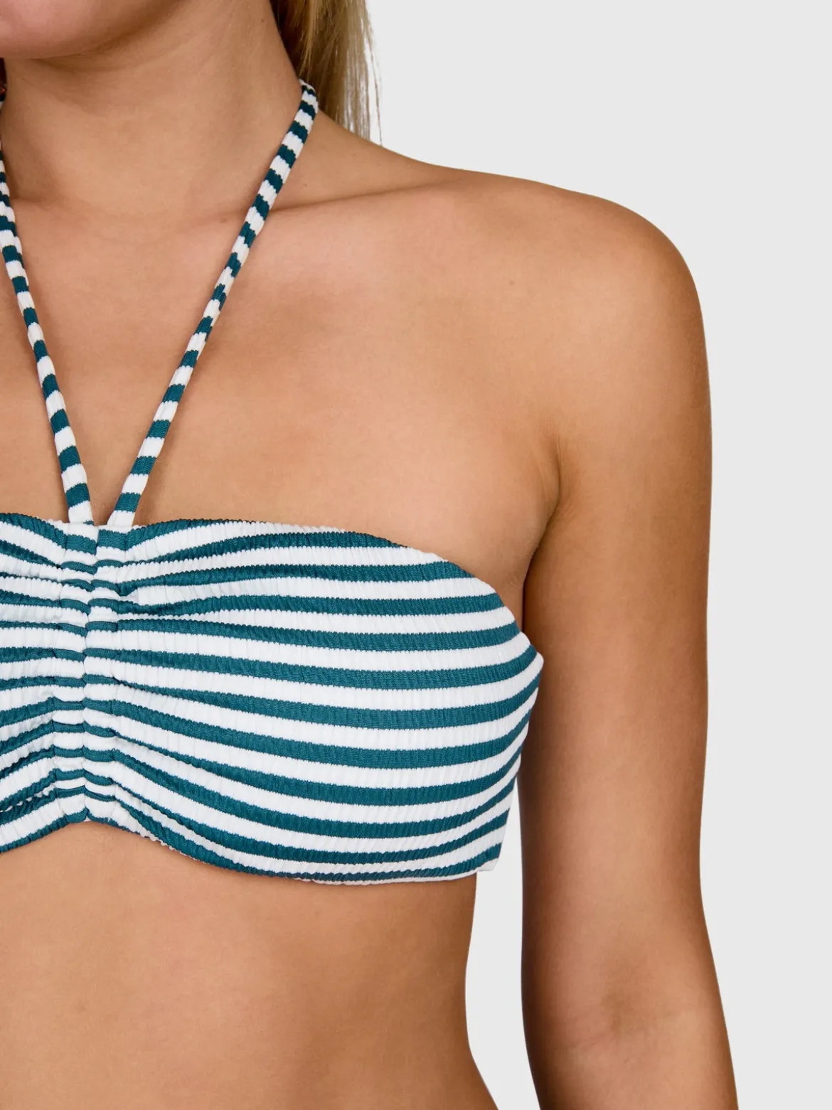 Suus-Stripe Dames Bikini Top | Snow