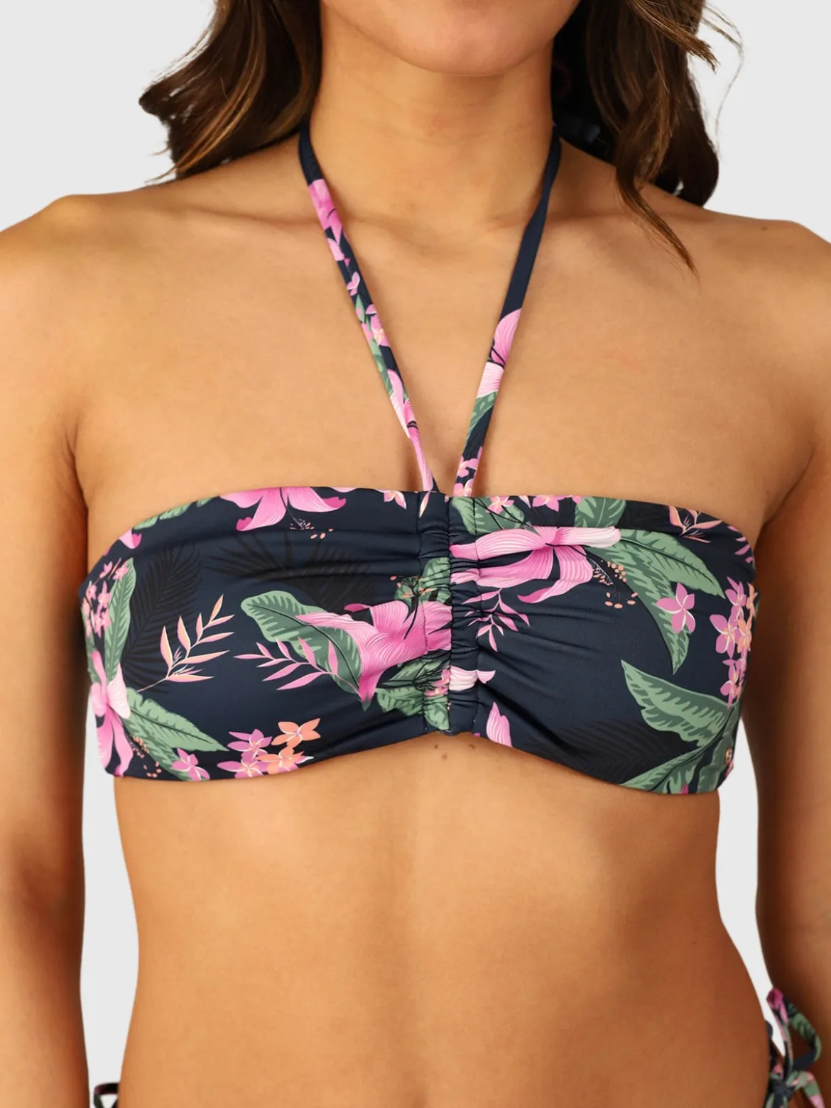 Suus-Tropicana Dames Bandeau Bikini Top | Indigo Blue
