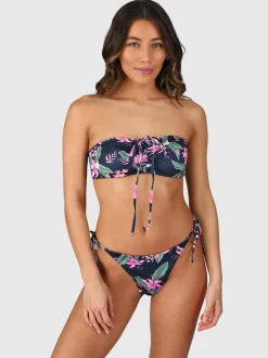 Suus-Tropicana Dames Bandeau Bikini Top | Indigo Blue