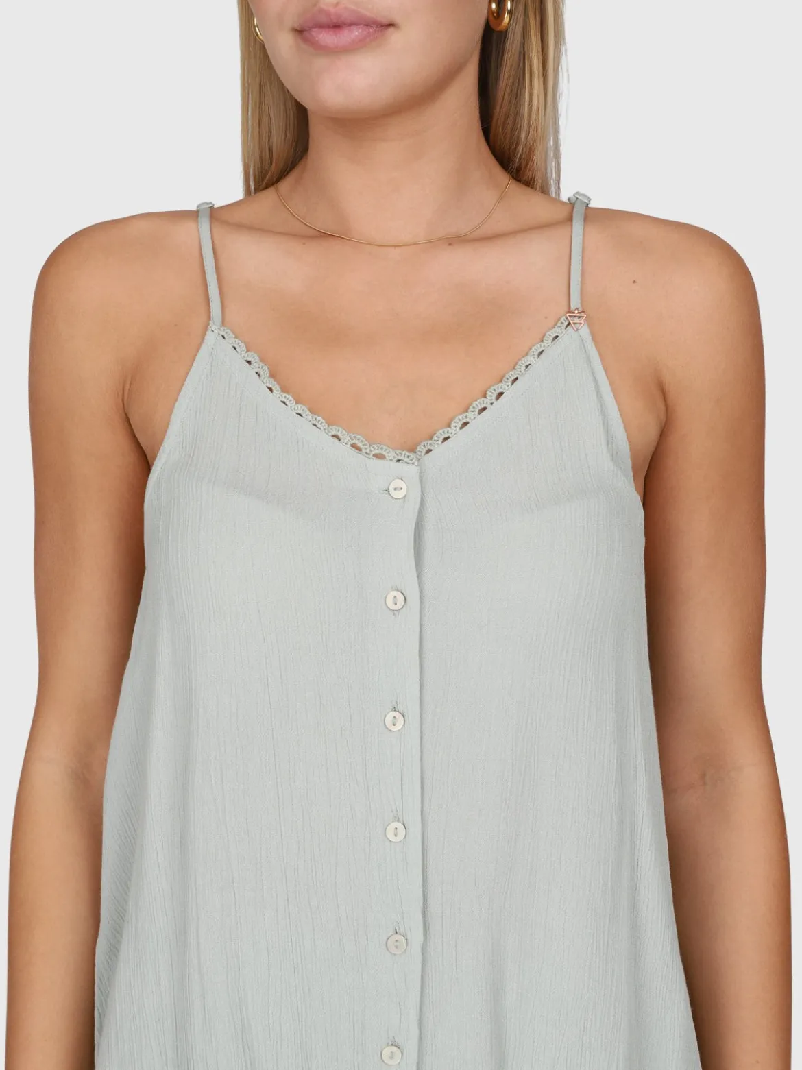 Tanyeal Dames Top | Aqua Grey