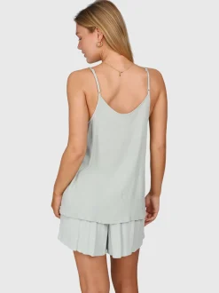 Tanyeal Dames Top | Aqua Grey