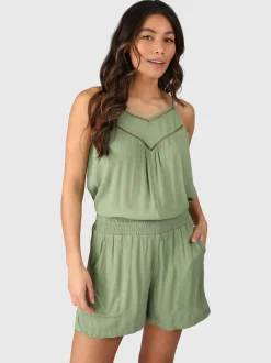 Tanye Dames Top | Eucalyptus