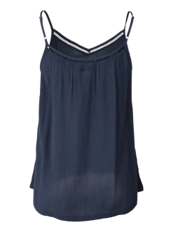 Tanye Dames Top | Indigo Blue