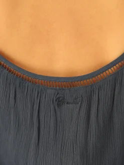 Tanye Dames Top | Indigo Blue
