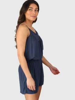 Tanye Dames Top | Indigo Blue