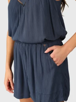 Tanye Dames Top | Indigo Blue