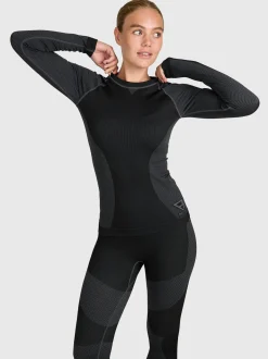 Tanzias Dames Thermotop | Zwart