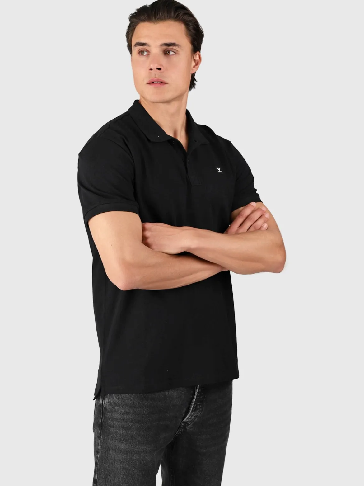 TavECO-N Heren Polo Shortsleeve | Zwart