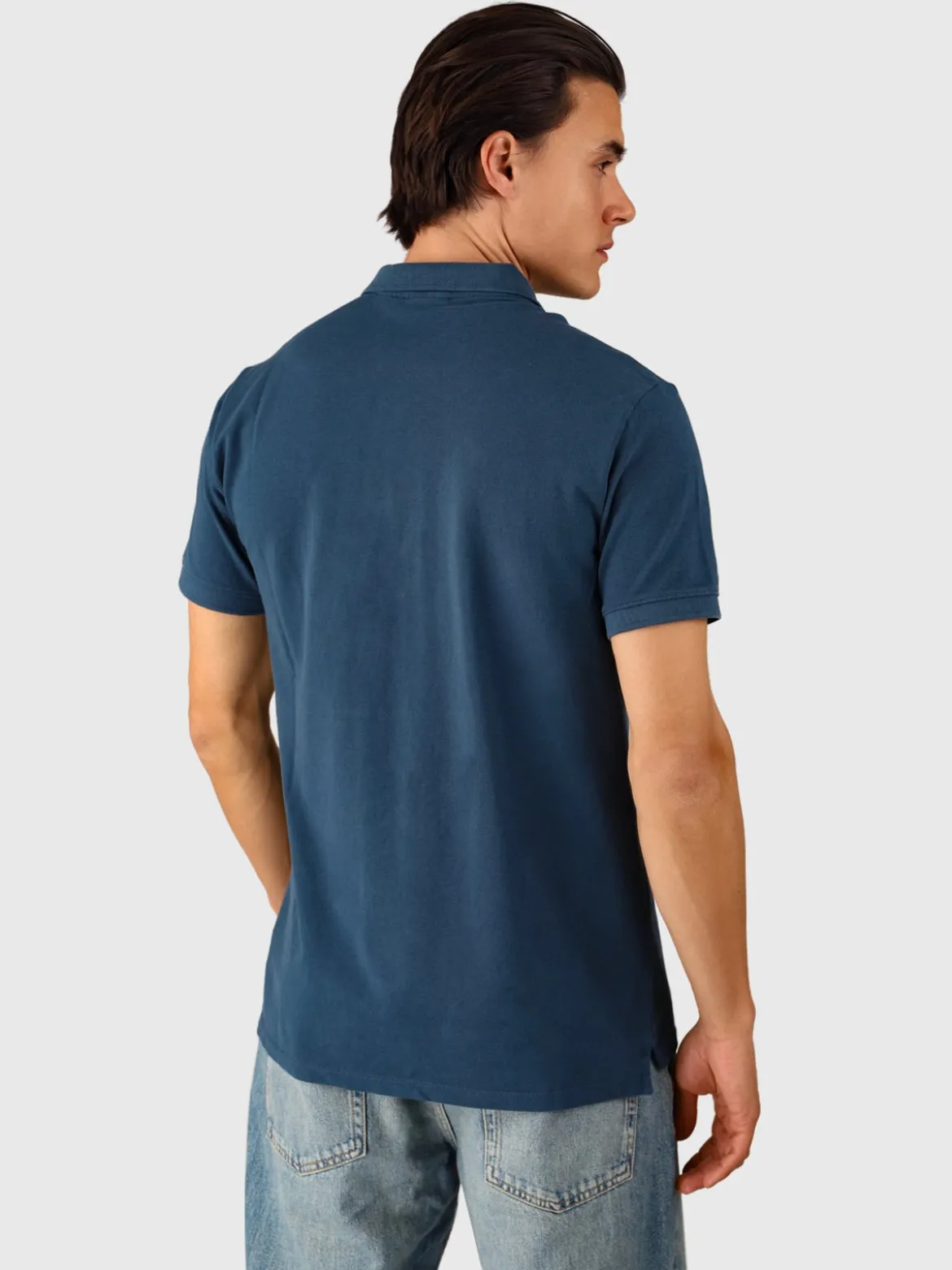 TavECO-N Heren Polo Shortsleeve | Blauw