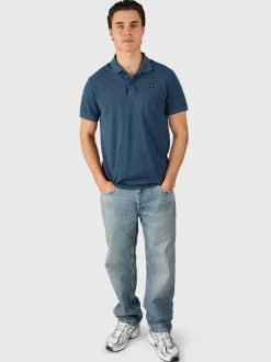 TavECO-N Heren Polo Shortsleeve | Blauw