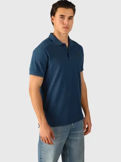 TavECO-N Heren Polo Shortsleeve | Blauw