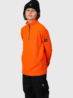 Tenny Jongens Fleece | Punch Orange