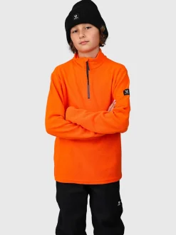 Tenny Jongens Fleece | Punch Orange