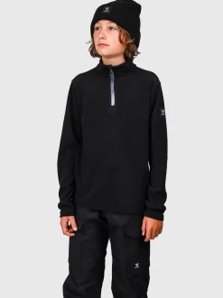 Tenny Jongens Fleece | Zwart