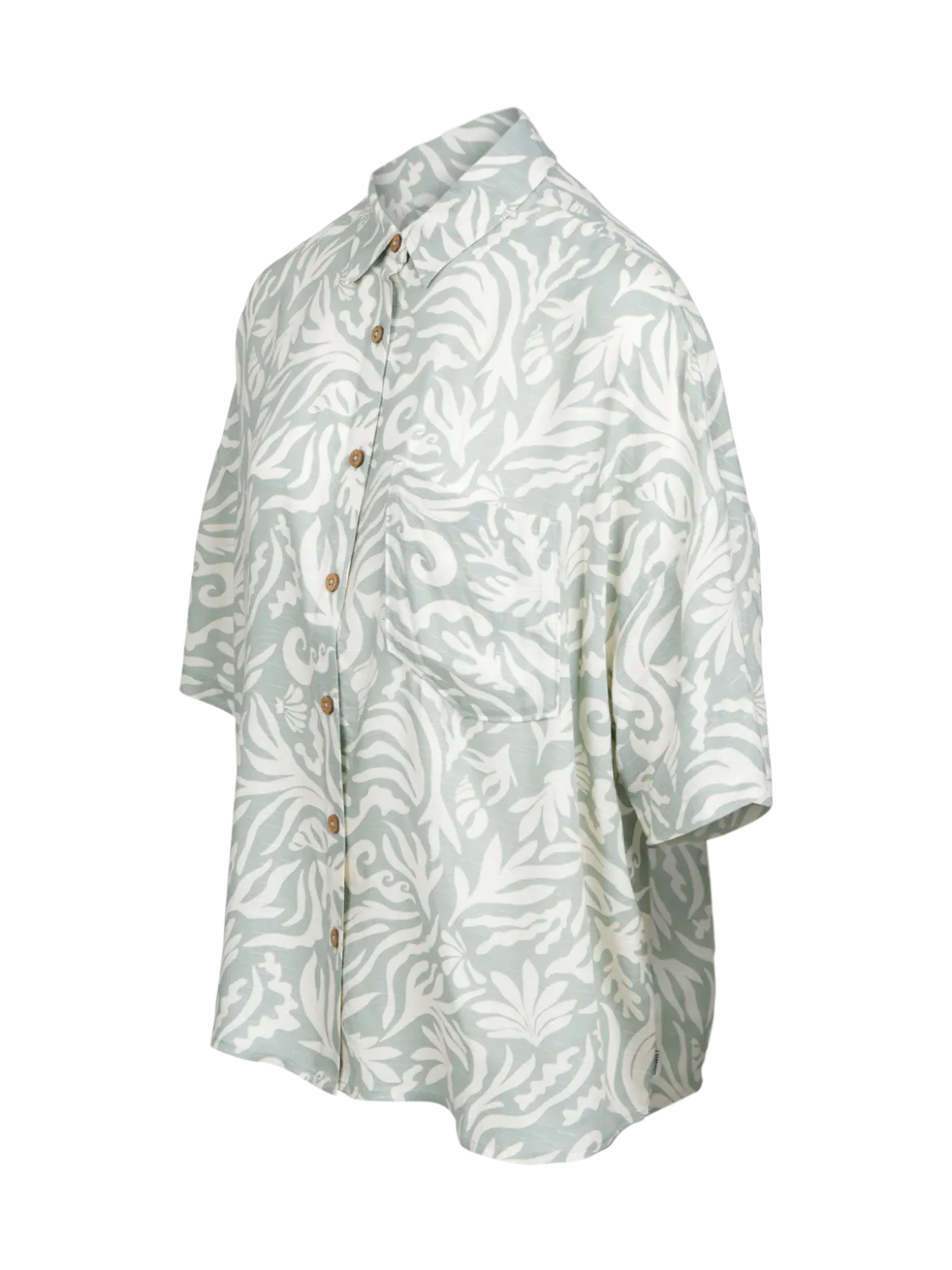 Teodhora Dames Shirt | Aqua Grey