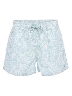 Toluca-Print Dames Zwem Shorts | Aqua Grey