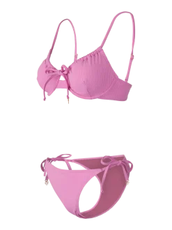 Tutaire-Rib Dames Beugel Bikini Set | Violet