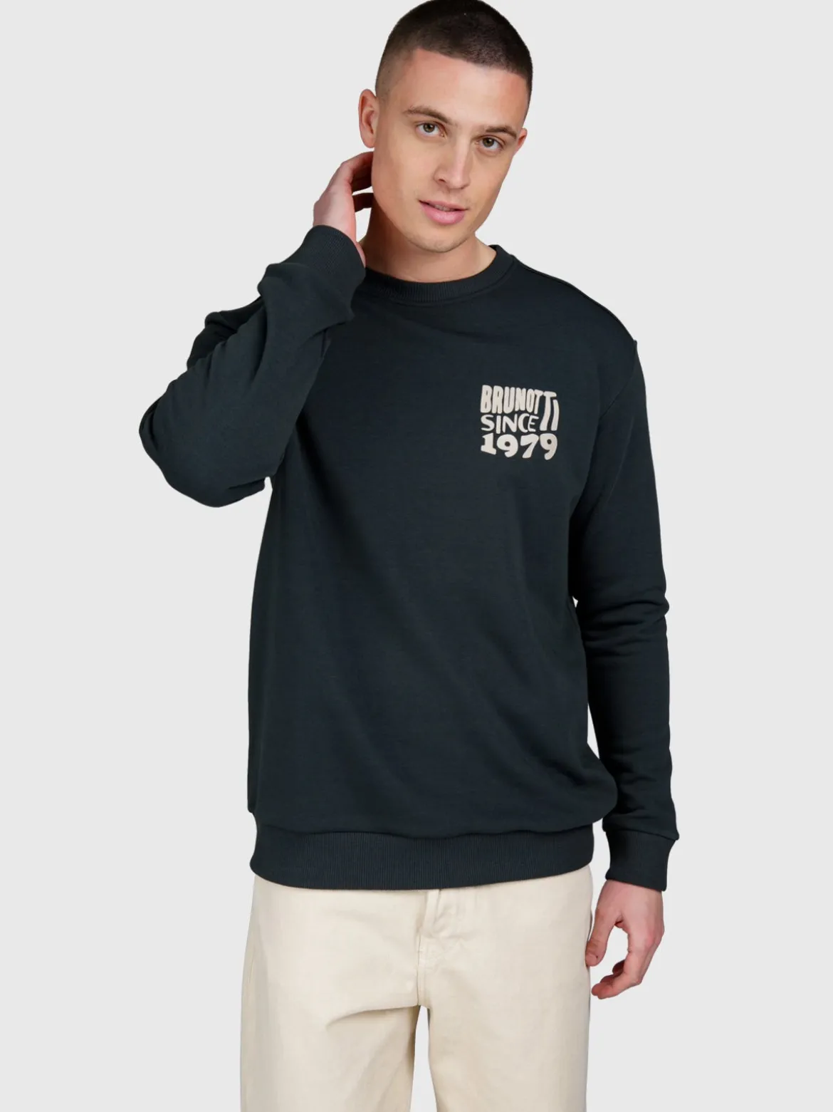 Vito Heren Sweater | Pirate Black