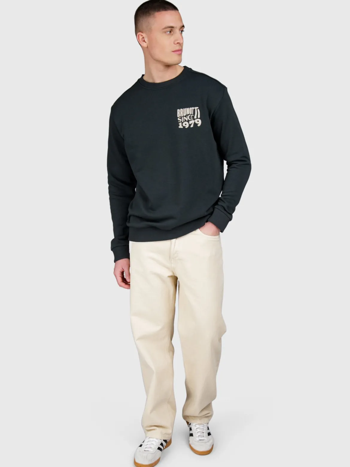 Vito Heren Sweater | Pirate Black