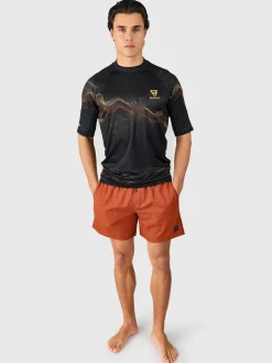 Waveguard-Water Men Rashguard | Pirate Black