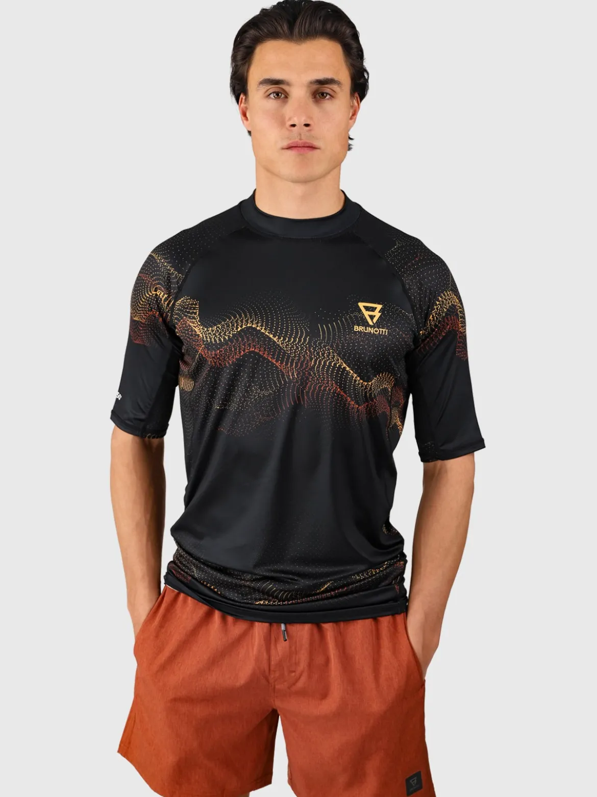 Waveguard-Water Men Rashguard | Pirate Black