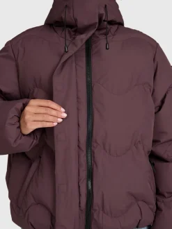 Wave Women Jacket | Raisin