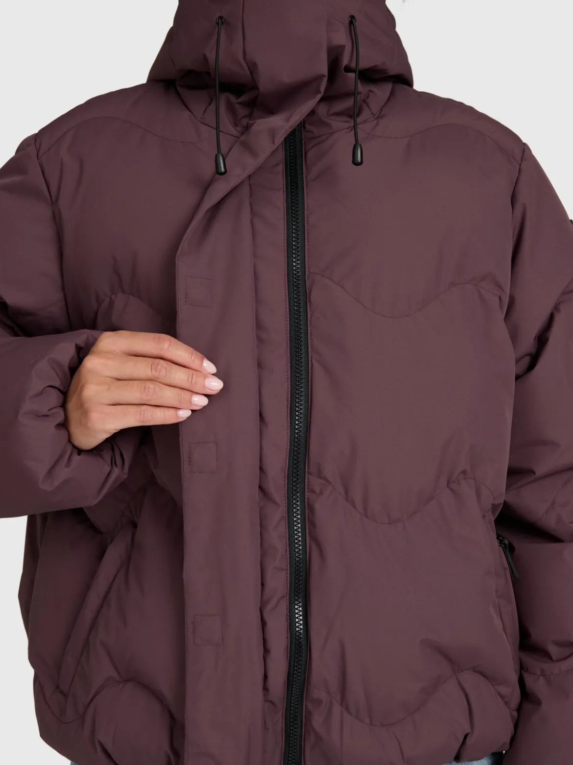 Wave Women Jacket | Raisin
