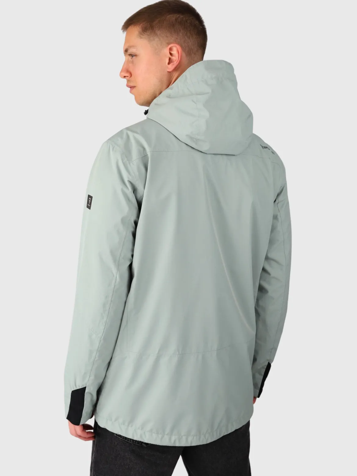 Weylin Heren Regenjas | Jet Grey