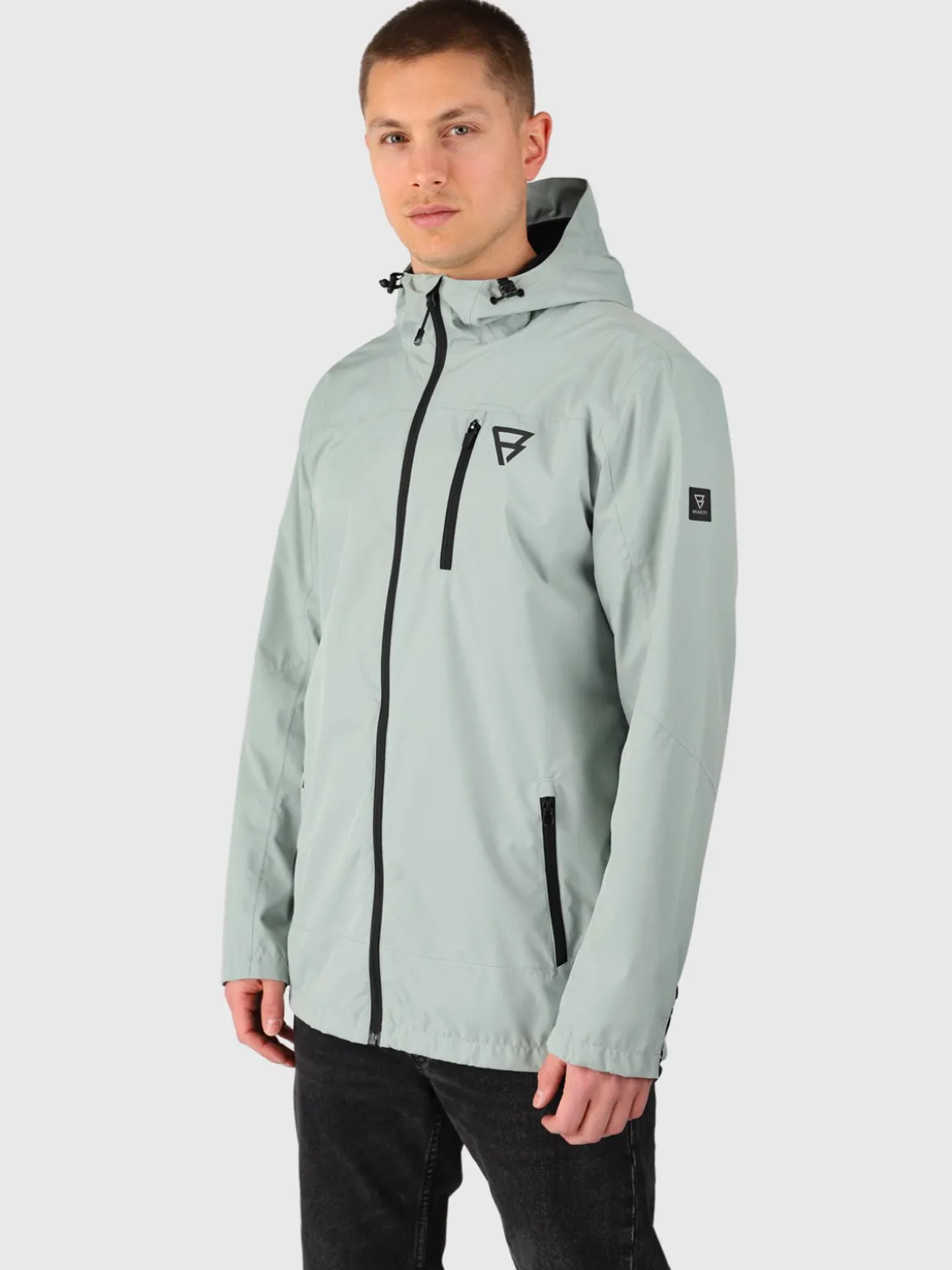Weylin Heren Regenjas | Jet Grey