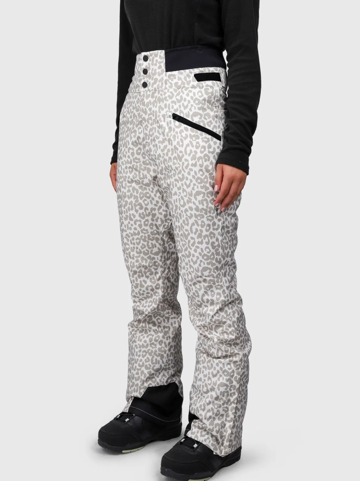 Whitewater-Print Women Snow Pants | Leopard Snow